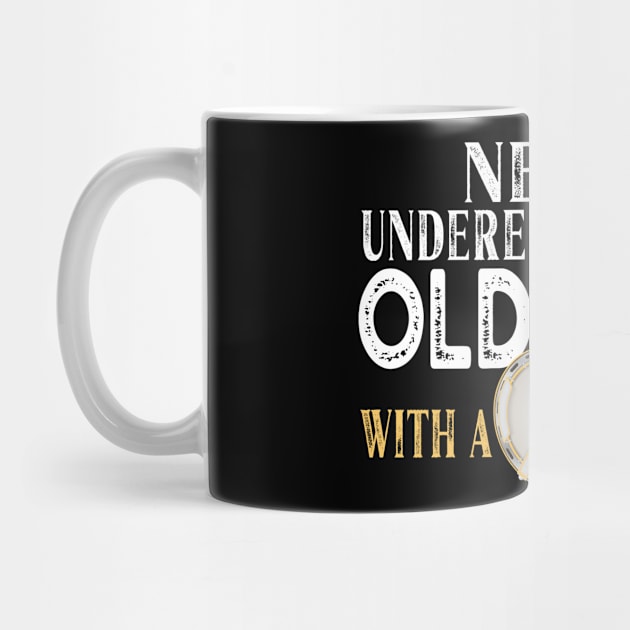 Never Underestimate An Old Man With A Banjo Gift graphic by Grabitees